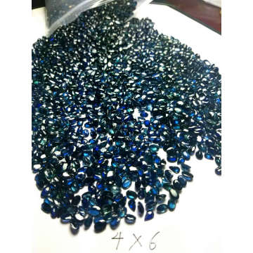 natural oval cut blue sapphire gemstone